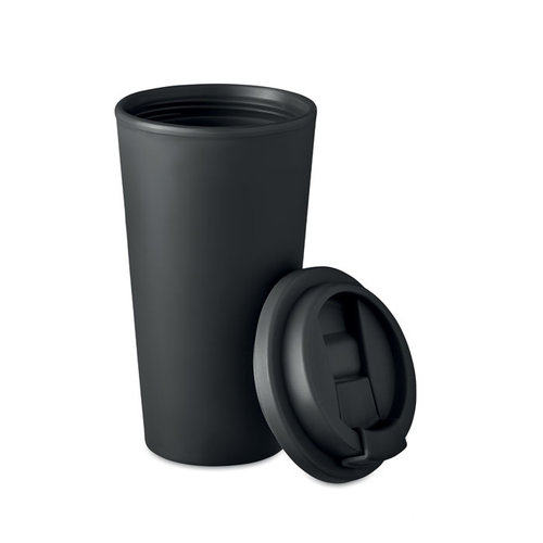 Tuesday dubbelwandige drinkbeker 475 ml kunststof bedrukken met logo DeBle