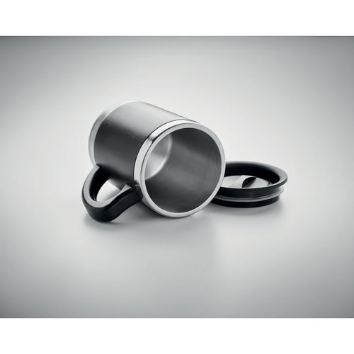 Thermobeker 300 ml bamboe Mokka met logo bedrukken DeBle