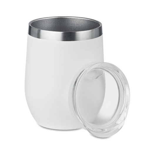 DéBlé Chin Chin dubbelwandige RVS beker 300 ml MO9597 bedrukt met logo