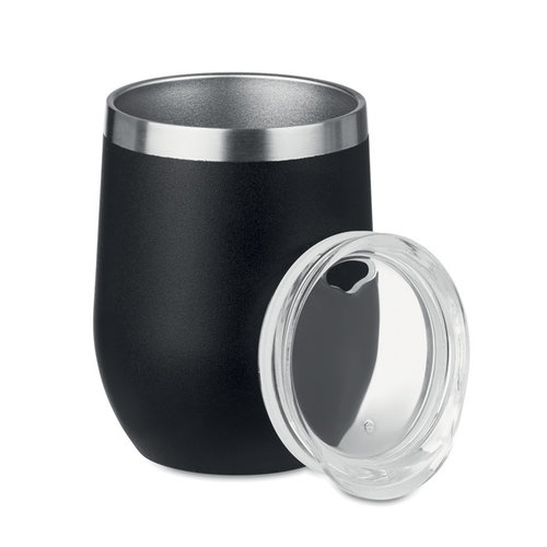 DéBlé Chin Chin dubbelwandige RVS beker 300 ml MO9597 bedrukt met logo