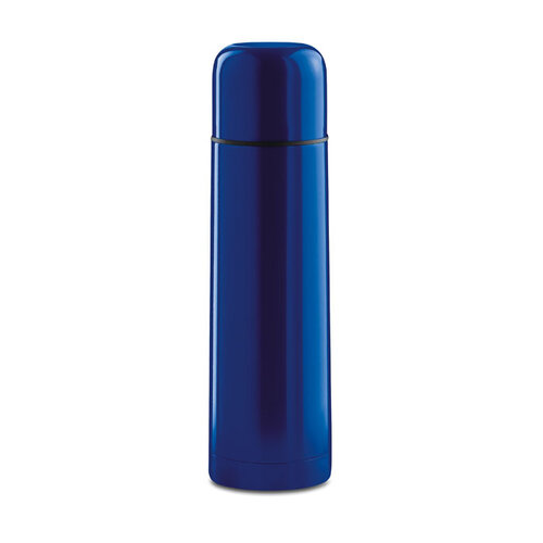 DeBle Chan dubbelwandige drinkfles 500 ml van RVS met logo, vacuüm geïsoleerde herbruikbare thermosfles