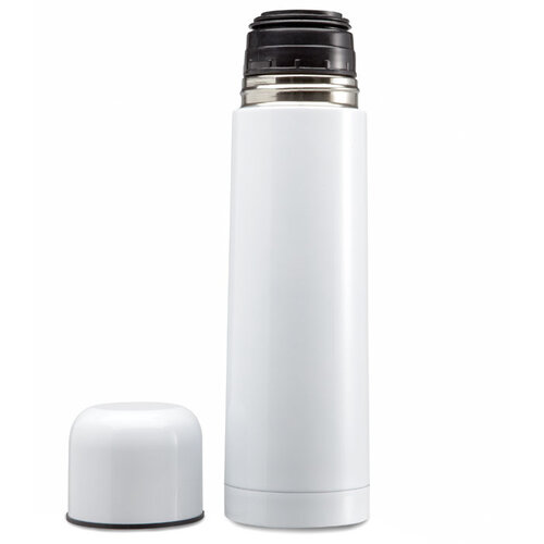 DeBle Chan dubbelwandige drinkfles 500 ml van RVS met logo, vacuüm geïsoleerde herbruikbare thermosfles