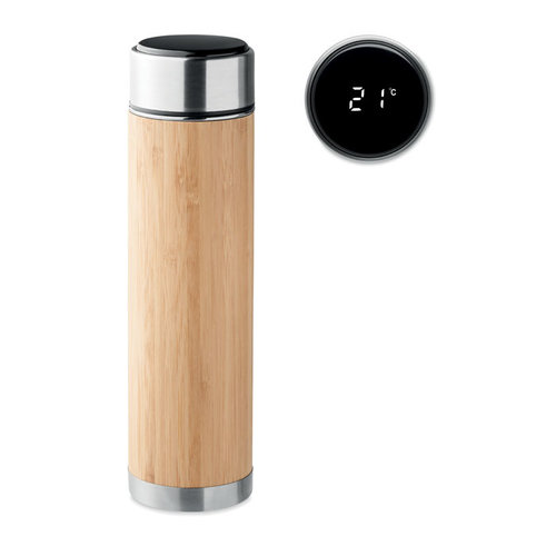 DeBle Panay Thermosfles met LED Thermometer 480 ml MO6327 bedrukken met logo