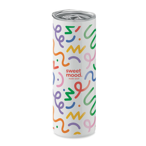 Full colour sublimatie thermobeker 590 ml MO6644 met bedrijfslogo