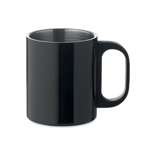 RVS mok 300 ml dubbelwandig Taniss met logo bedrukken DeBle