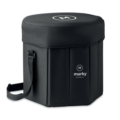 Seat & Drink opvouwbare koeltas en krukje bedrukken met logo DeBle