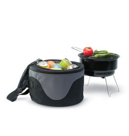 Donau BBQ koeltas met mini barbecue bedrukken met logo DeBle