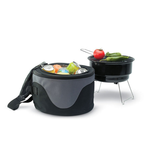 Donau BBQ koeltas met mini barbecue bedrukken met logo DeBle