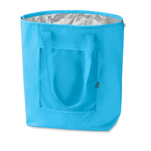 Plicool koeltas MO7214 van 210T polyester met aluminium isolatie, opvouwbaar ontwerp en 13 liter inhoud bedrukken met logo