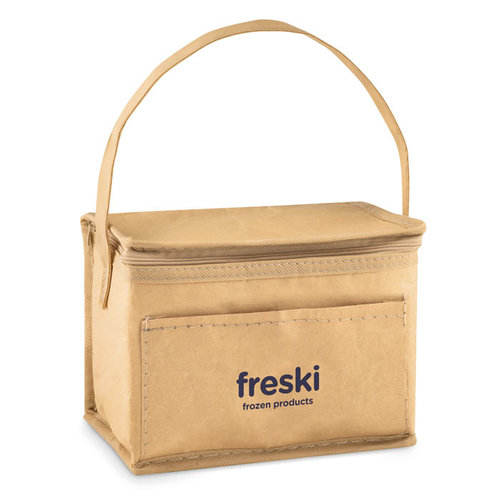 papieren koeltas, koeltas voor blikjes, duurzame koeltas, bedrukte koeltas, relatiegeschenk zomer, Papercool koeltas