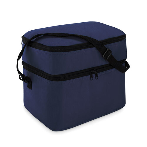 Casey koeltas MO8949 van 600D polyester met twee compartimenten bedrukken met logo