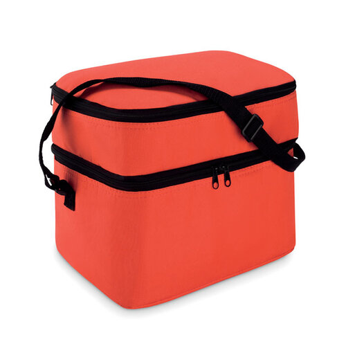 Casey koeltas MO8949 van 600D polyester met twee compartimenten bedrukken met logo