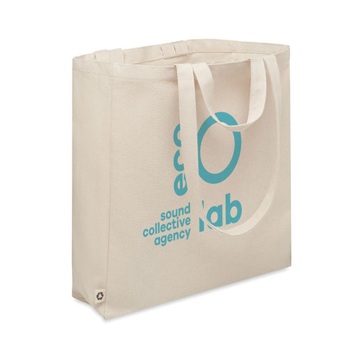 Gave gerecyclede boodschappentas bedrukken met logo DeBle