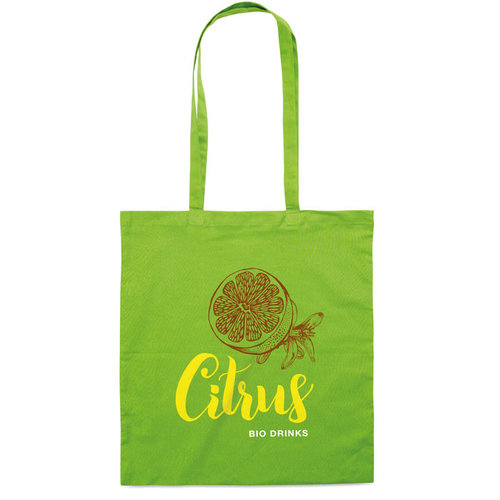 Cottonel colour katoenen boodschappentas bedrukken met logo DeBle