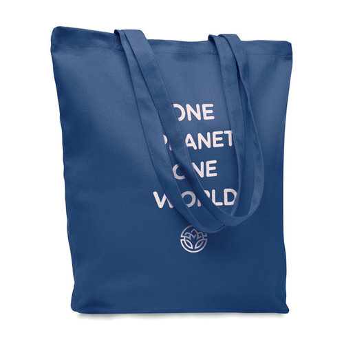 Rassa coloured canvas boodschappentas bedrukken met logo DeBle