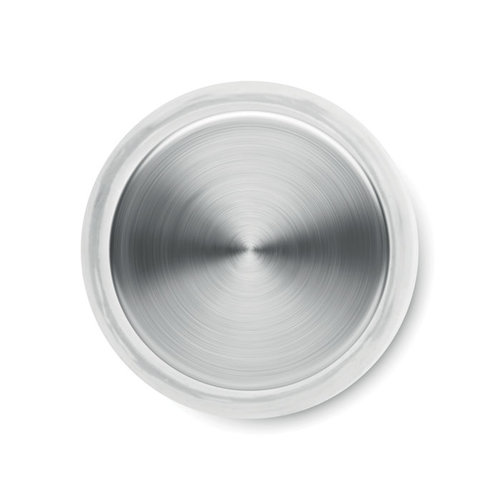 DeBle Venice glazen drinkfles 500 ml met RVS dop bedrukt met logo