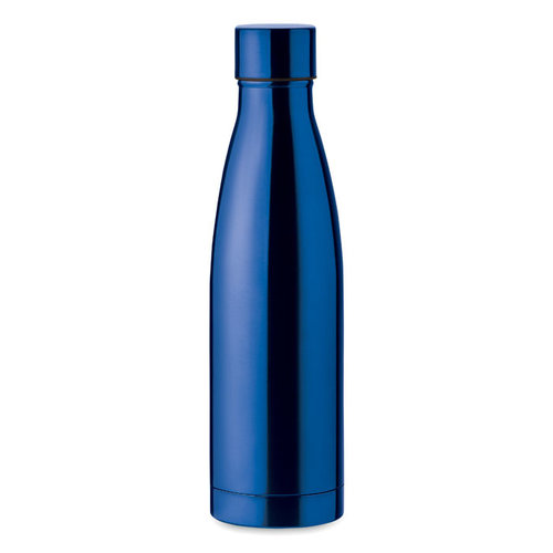 DeBle Belo Bottle dubbelwandige drinkfles 500 ml van RVS met koperen vacuümisolatie en logo, herbruikbare thermosfles
