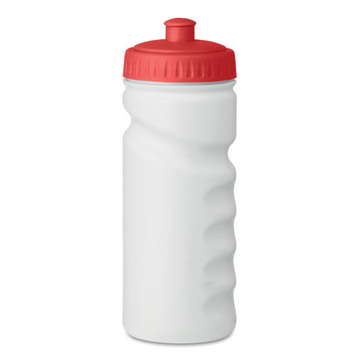 DeBle Spot Eight sport drinkfles 500 ml BPA-vrij met uittrekbare drinktuit en logo, herbruikbare sportfles