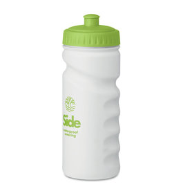 DeBle Spot Eight sport drinkfles 500 ml BPA-vrij met uittrekbare drinktuit en logo, herbruikbare sportfles