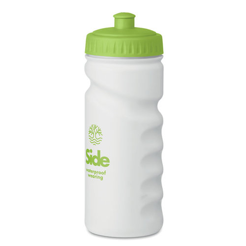 DeBle Spot Eight sport drinkfles 500 ml BPA-vrij met uittrekbare drinktuit en logo, herbruikbare sportfles