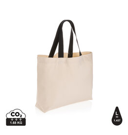 Impact Aware™ recycled canvas XL draagtas 240gsm ongeverfd