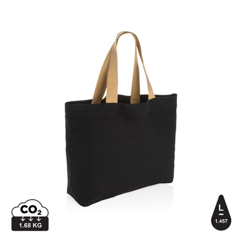 Impact AWARE gerecyclede canvas XL draagtas bedrukken met logo DeBle P762.95