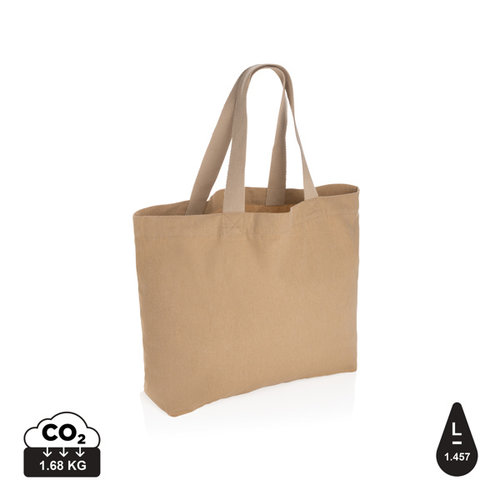 Impact AWARE gerecyclede canvas XL draagtas bedrukken met logo DeBle P762.95