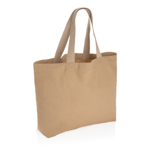 Impact AWARE gerecyclede canvas XL draagtas bedrukken met logo DeBle P762.95