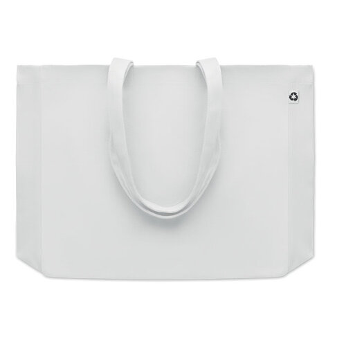 Respect coloured gerecyclede tas bedrukken met logo DeBle