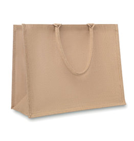 Brick Lane jute boodschappentas bedrukken met logo DeBle