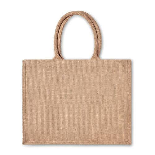 Brick Lane jute boodschappentas bedrukken met logo DeBle