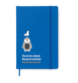 Arconot A5 notitieboek MO1804 met harde PU-kaft, 192 FSC-gerecyclede gelinieerde pagina’s, elastische sluiting en leeslint