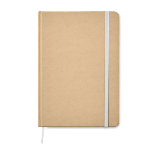 DeBle Everwrite Recycled A5 notitieboek MO9684 van gerecycled karton bedrukken met logo