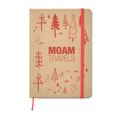 DeBle Everwrite Recycled A5 notitieboek MO9684 van gerecycled karton bedrukken met logo