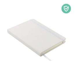 Arco Clean antibacterieel A5 notitieboek MO6141 met PU-kaft, antibacteriële coating, 96 gelinieerde pagina’s, elastische sluitband en leeslint