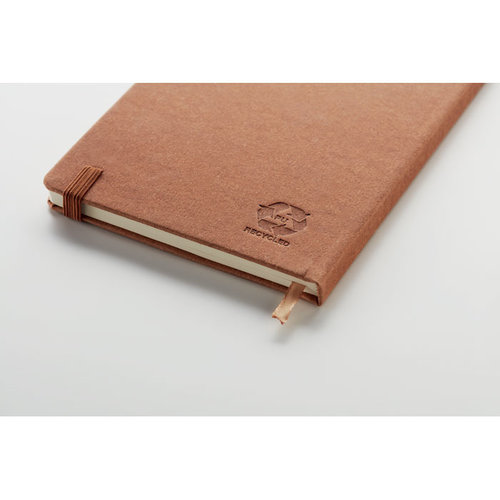 DeBle Baobab A5 notitieboek MO6220 van gerecycled PU bedrukken met logo