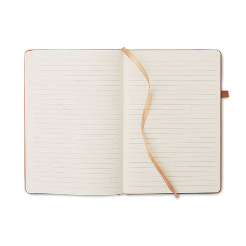 DeBle Baobab A5 notitieboek MO6220 van gerecycled PU bedrukken met logo