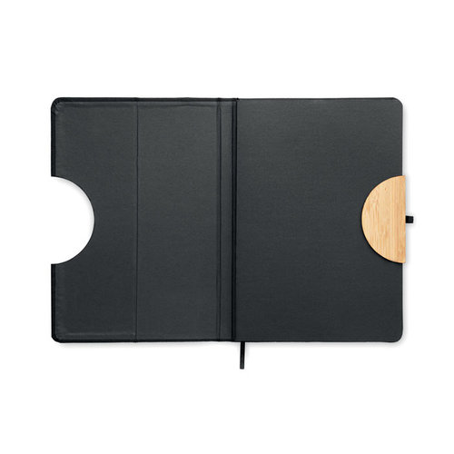 DéBlé Blama notitieboek met telefoonstandaard MO6576 bedrukt met logo