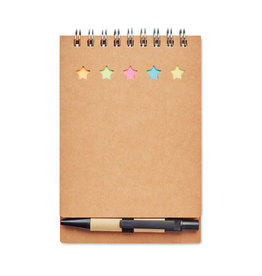 DéBlé Multibook notitieboek met sticky notes MO8107 bedrukt met logo