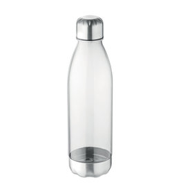 DeBle Aspen Tritan™ drinkfles 600 ml BPA-vrij met RVS dop en onderzijde, bedrukte herbruikbare drinkfles