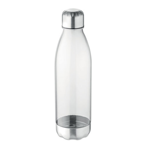 DeBle Aspen Tritan™ drinkfles 600 ml BPA-vrij met RVS dop en onderzijde, bedrukte herbruikbare drinkfles