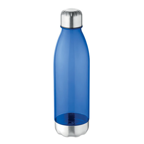 DeBle Aspen Tritan™ drinkfles 600 ml BPA-vrij met RVS dop en onderzijde, bedrukte herbruikbare drinkfles