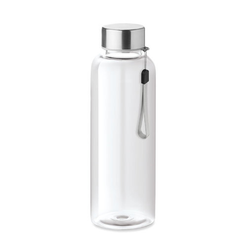 DeBle Utah Tritan drinkfles 500 ml BPA-vrij met RVS dop en logo, herbruikbare lekvrije drinkfles