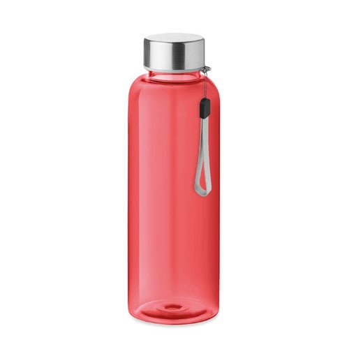 DeBle Utah Tritan drinkfles 500 ml BPA-vrij met RVS dop en logo, herbruikbare lekvrije drinkfles