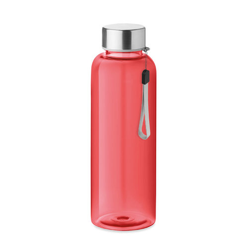 DeBle Utah Tritan drinkfles 500 ml BPA-vrij met RVS dop en logo, herbruikbare lekvrije drinkfles