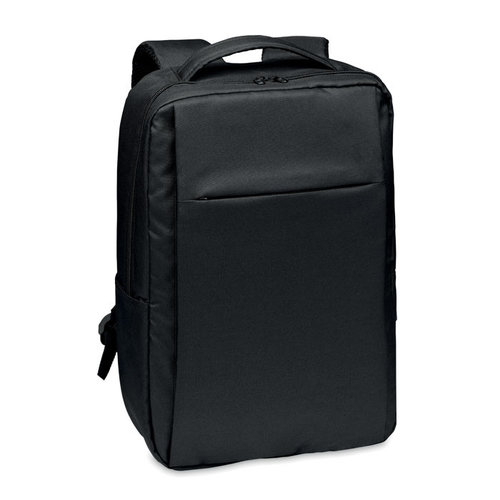 Seoul 16 inch RPET laptoprugzak MO6328 met USB-aansluiting en bedrijfslogo