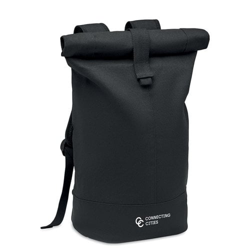 Zurich rolltop canvas rugzak MO6704 bedrukken met logo