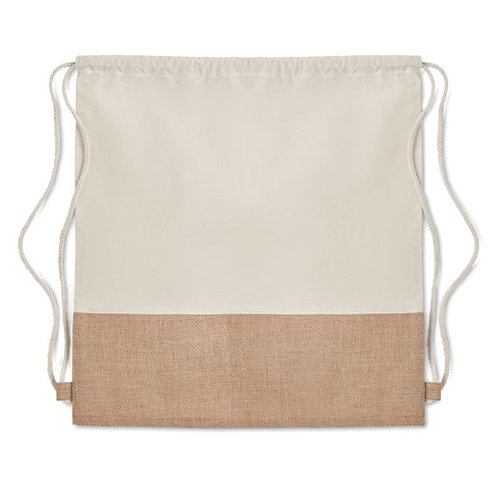 Rugzak met jute MO9516 India bedrukken met logo