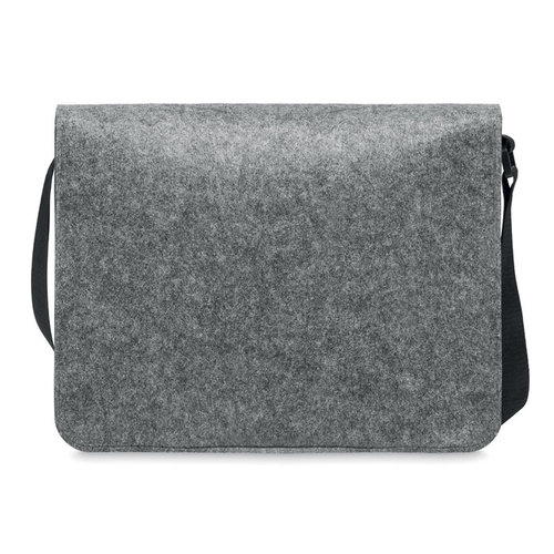 Baglo vilten laptoptas MO6186 van RPET met klittenbandsluiting, geschikt voor 15 inch laptop