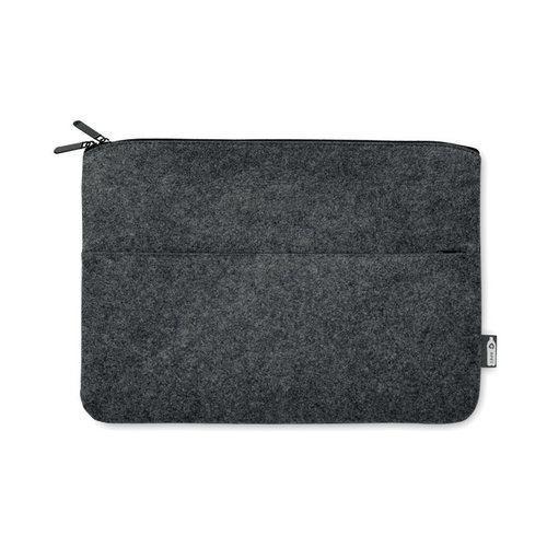 RPET vilten laptoptas (MO6419) Toplo met logo